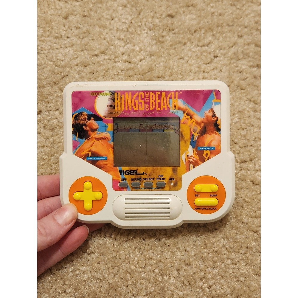 Vintage Tiger Handheld Game — Kings of the Beach 1988 Volleyball Tested / Works!